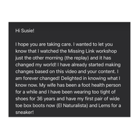 The Missing Link Online Workshop With Susie Proffitt