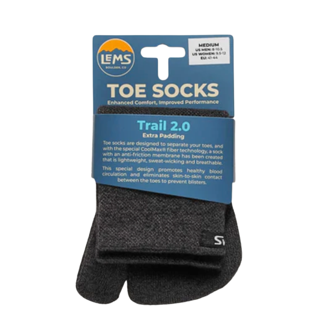 Lems Trail Split Toesock